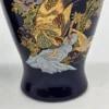 Para kobaltowych wazonów złote bażanty sygnatura China porcelana