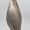 Mosiężna patera but turecki gondola na nodze grawer orient wys 42 cm