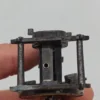 Stara temperówka miniatura zegar kolebnikowy mechanizm klikający wys 8 cm