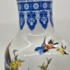 Duży wazon orientalny ptaki i piwonie ręcznie malowana sygnatura 36 cm