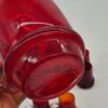 Rubinowy zestaw do nalewek duży kufel 1,2L i 6 kieliszków szkło dmuchane z huty