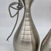 Komplet 3 lamp wiszących Ajaccio Steel nowoczesne klosze stalowe loft