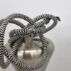 Komplet 3 lamp wiszących Ajaccio Steel nowoczesne klosze stalowe loft