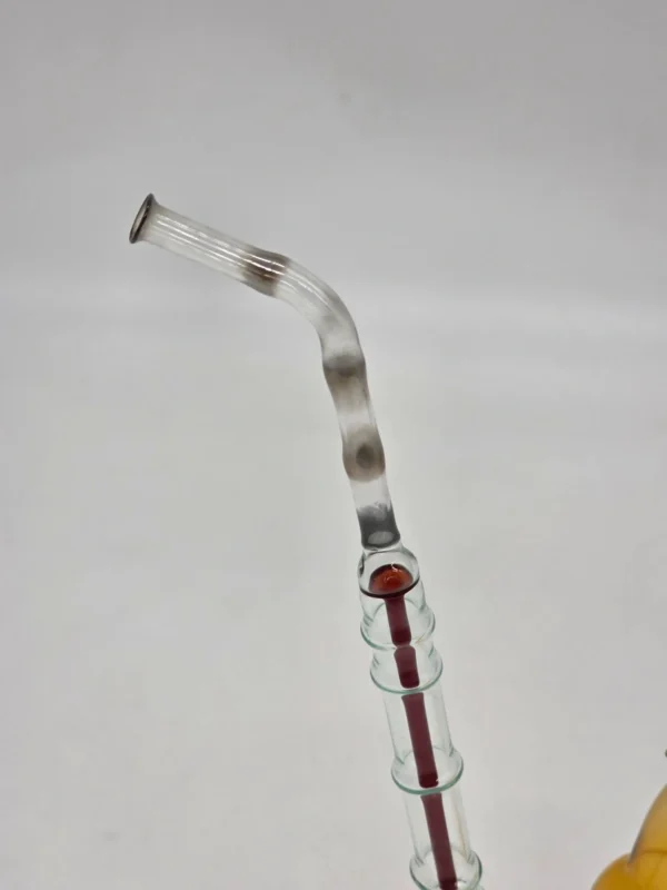 Wazonik miodowo-fioletowy (23 cm) Z fioletowym środkiem