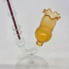 Wazonik miodowo-fioletowy (23 cm) Z fioletowym środkiem