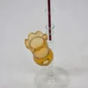 Wazonik miodowo-fioletowy (23 cm) Z fioletowym środkiem
