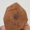 Sygnowana rzeźba z drewna wojownik rękodzieło 2014 r