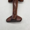 Ręcznie rzeźbiona abstrakcyjna figura z drewna myśliciel etno 34 cm