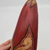 Ręcznie rzeźbiona drewniana figurka konik morski fasetowana rzeźba 26 cm