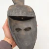 Ręcznie rzeźbiona drewniana maska plemienna z motywem ptaka etno 30 cm